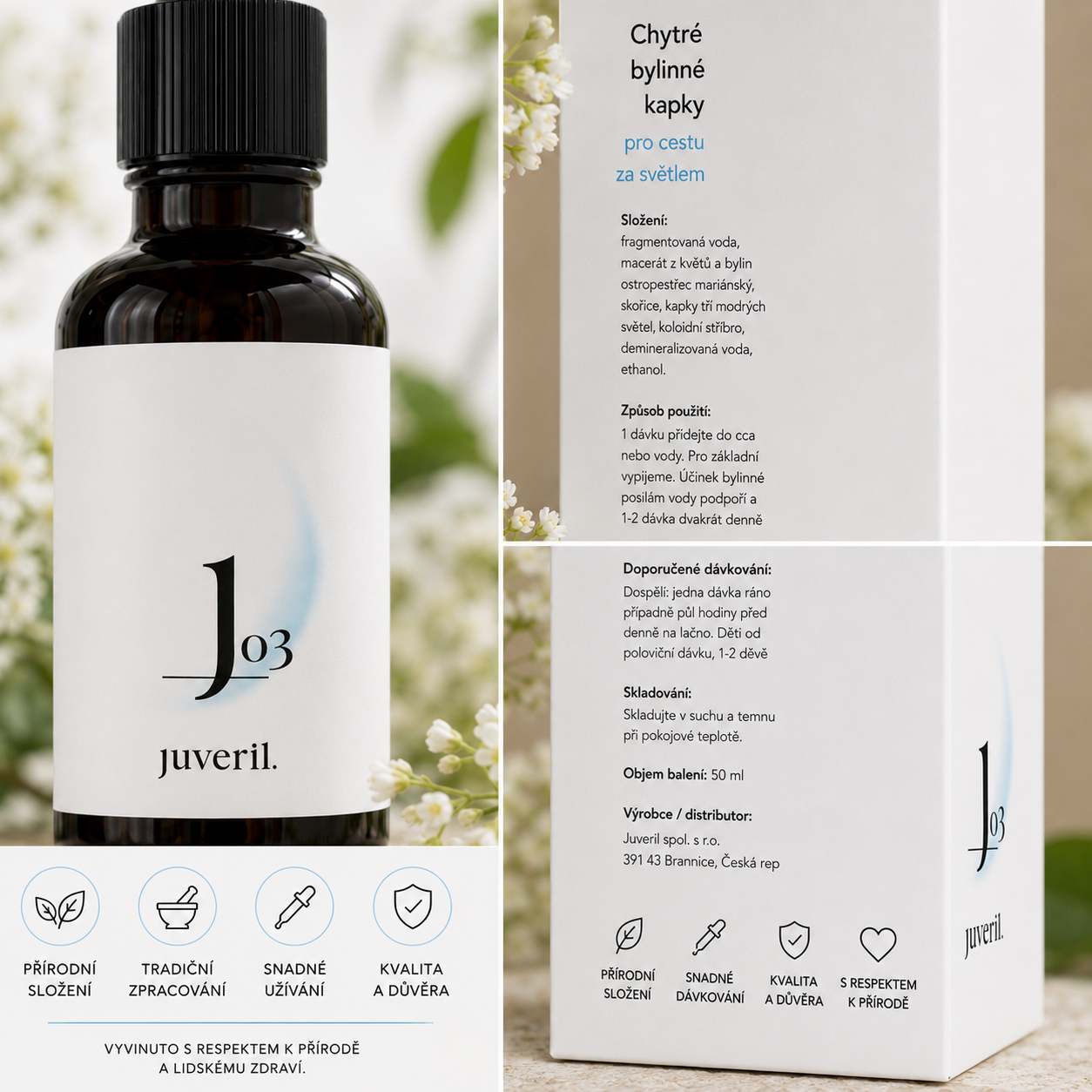 Chytré bylinné kvapky Juveril - J03