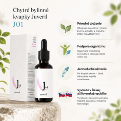 Chytré bylinné kvapky Juveril - J01