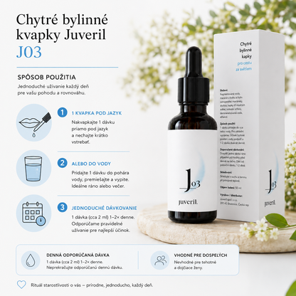 Chytré bylinné kvapky Juveril - J03