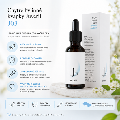 Chytré bylinné kvapky Juveril - J03