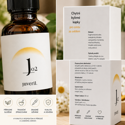 Chytré bylinné kvapky Juveril - J02