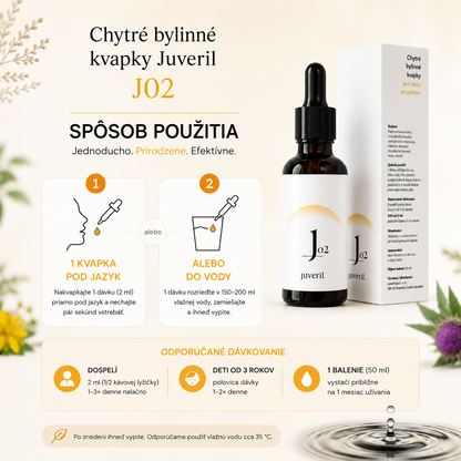 Chytré bylinné kvapky Juveril - J02