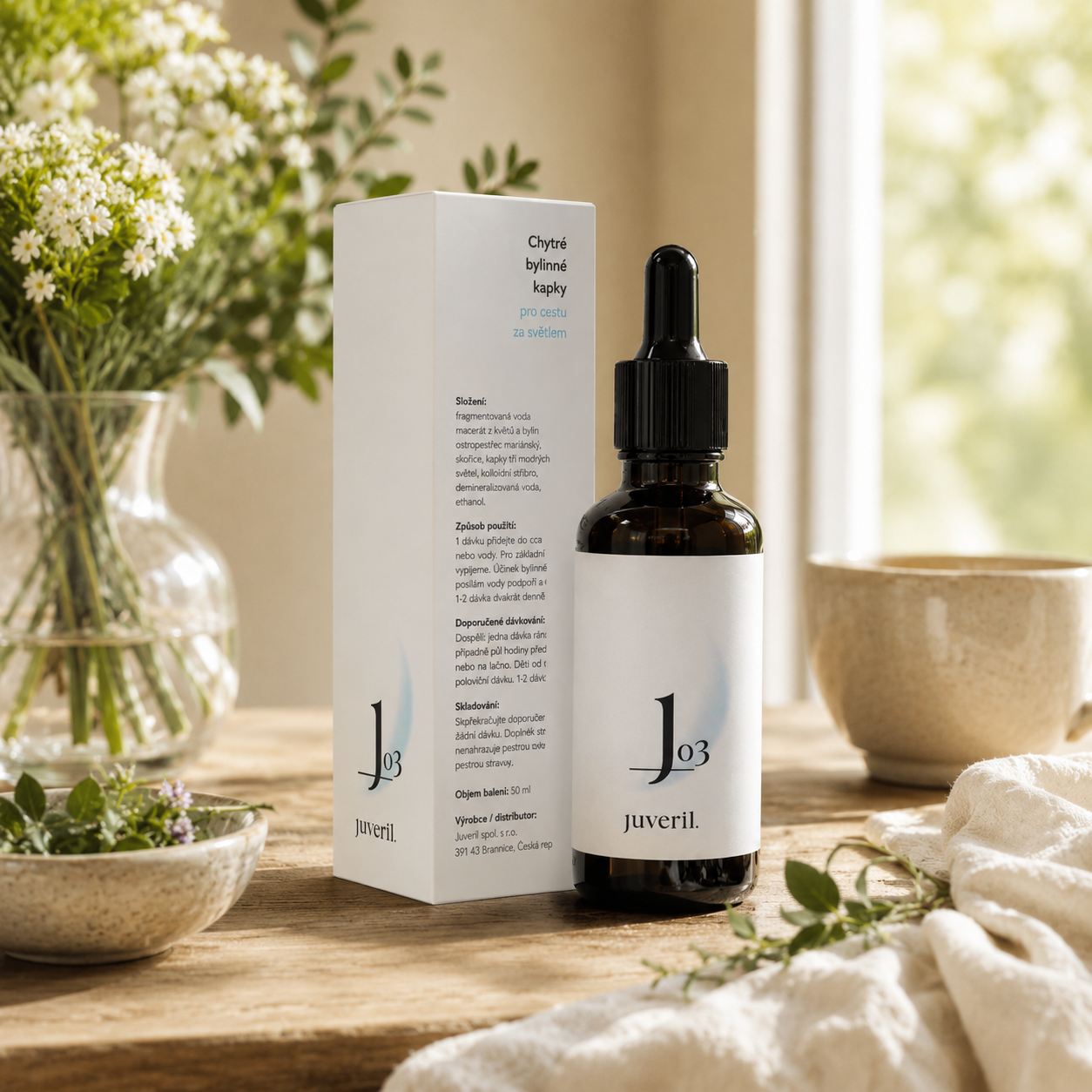 Chytré bylinné kvapky Juveril - J03
