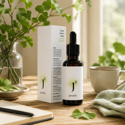 Chytré bylinné kvapky Ginko Juveril - Jg Ginko