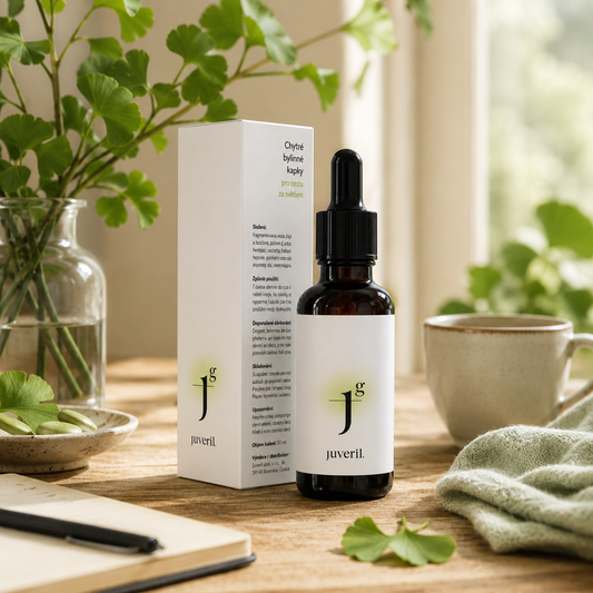 Chytré bylinné kvapky Ginko Juveril - Jg Ginko