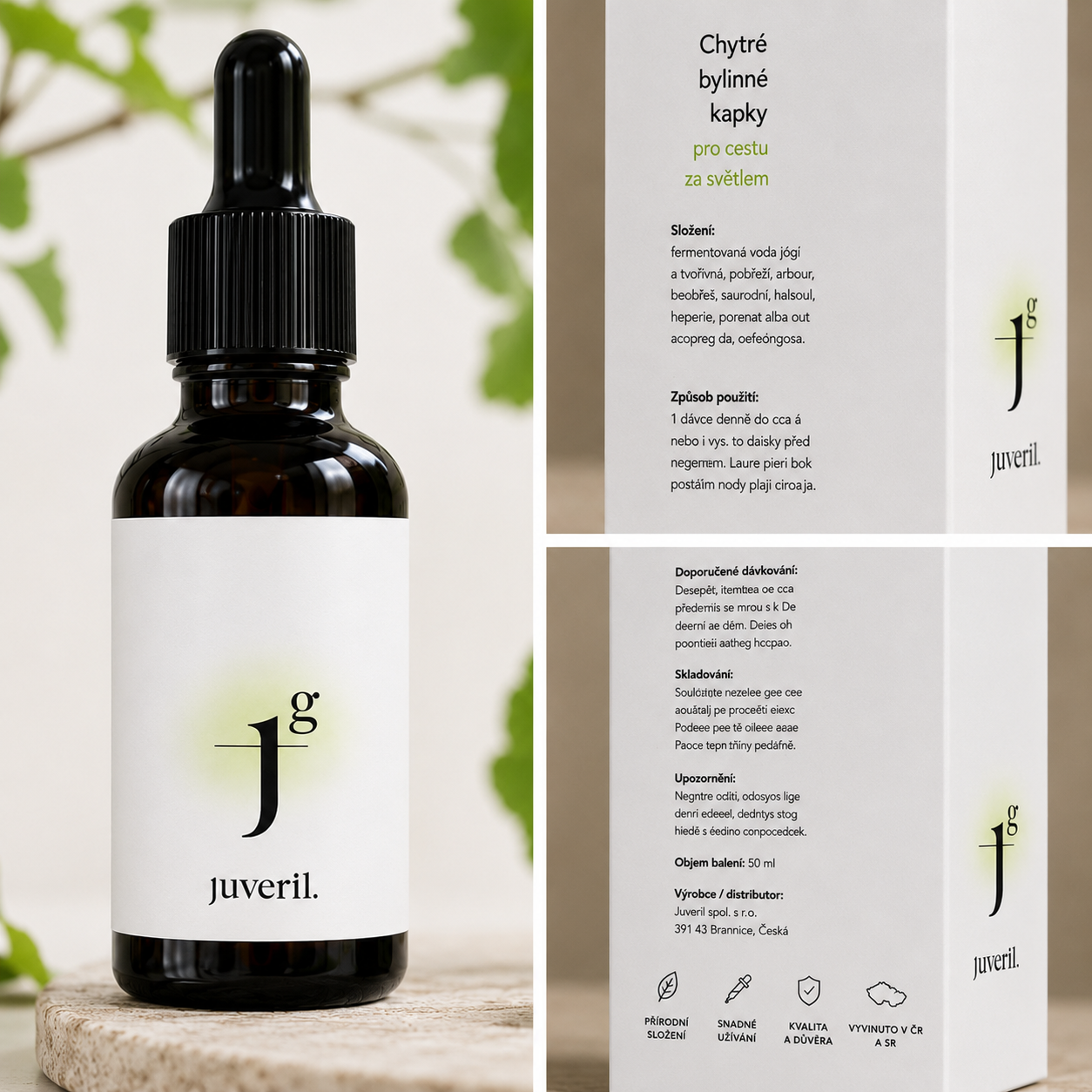 Chytré bylinné kvapky Ginko Juveril - Jg Ginko