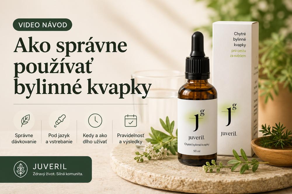 Ako správne používať bylinné kvapky